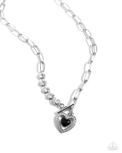 Soft-Hearted Style Black Necklace