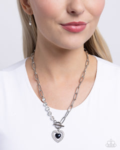 Soft-Hearted Style Black Necklace