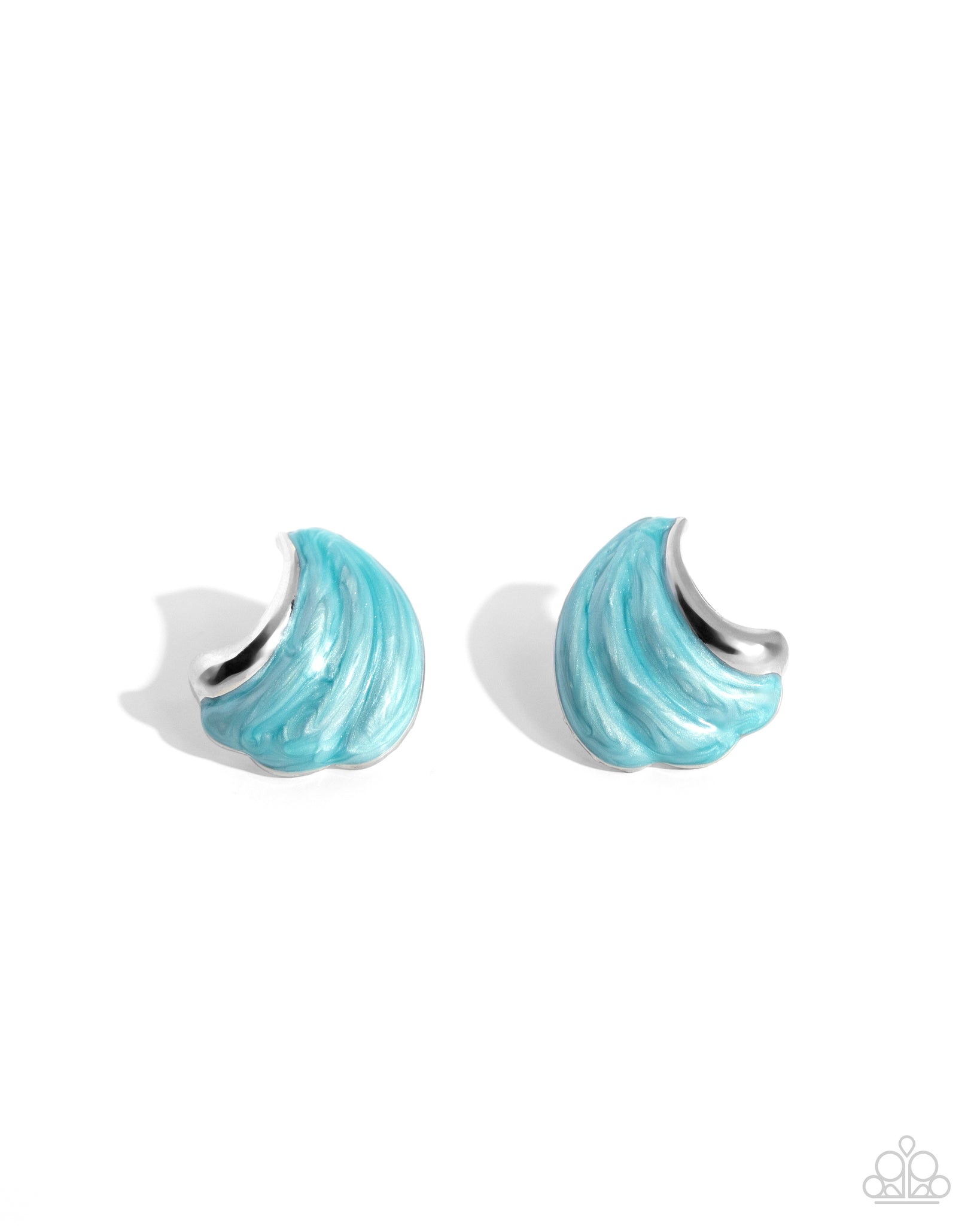 Whimsical Waves Blue Earring