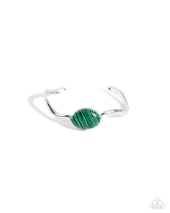 Striped Sensation Green Bracelet