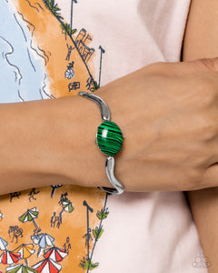 Striped Sensation Green Bracelet