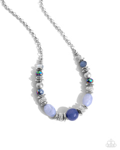 Refined Redux Blue Necklace