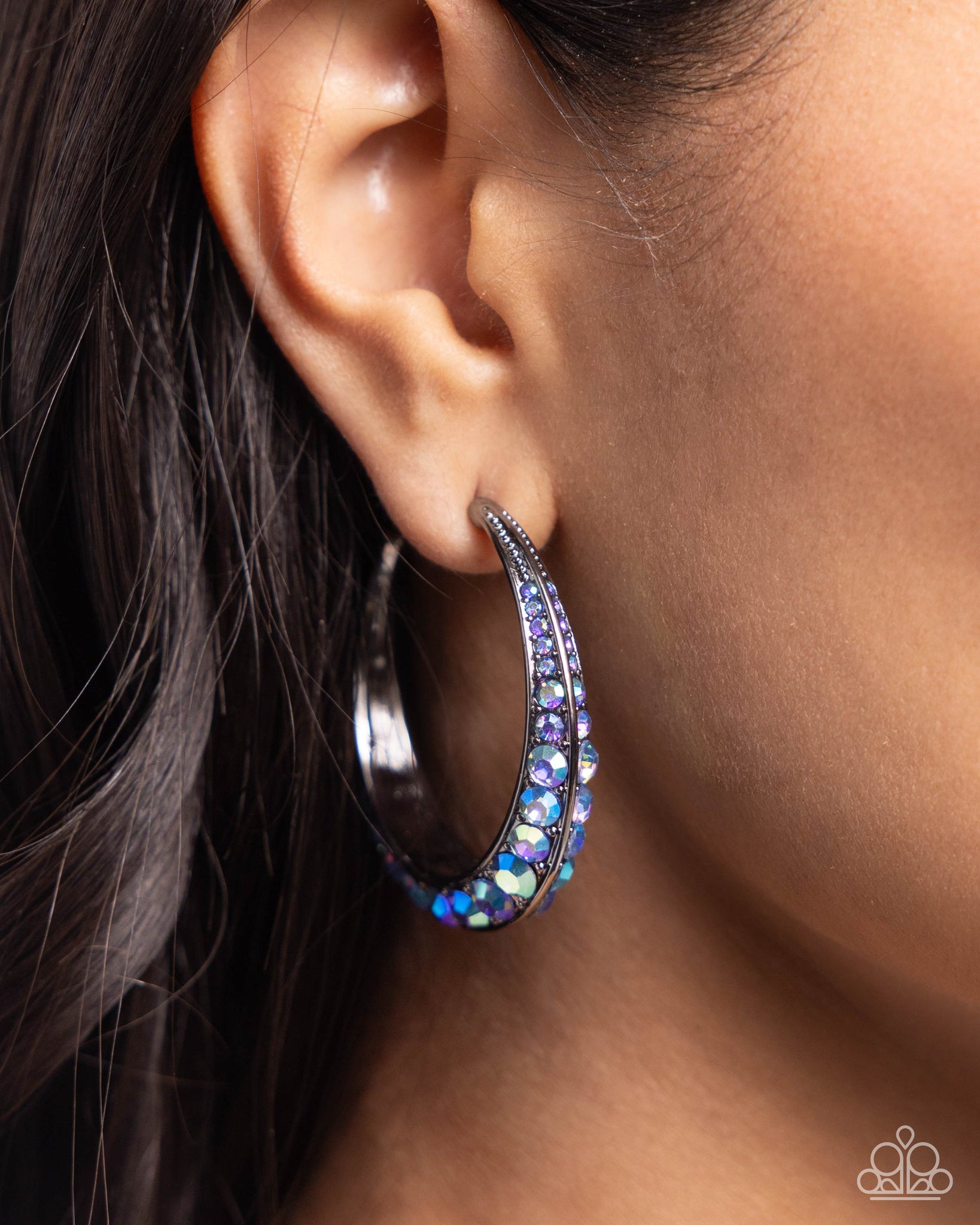 Embedded Edge Earring