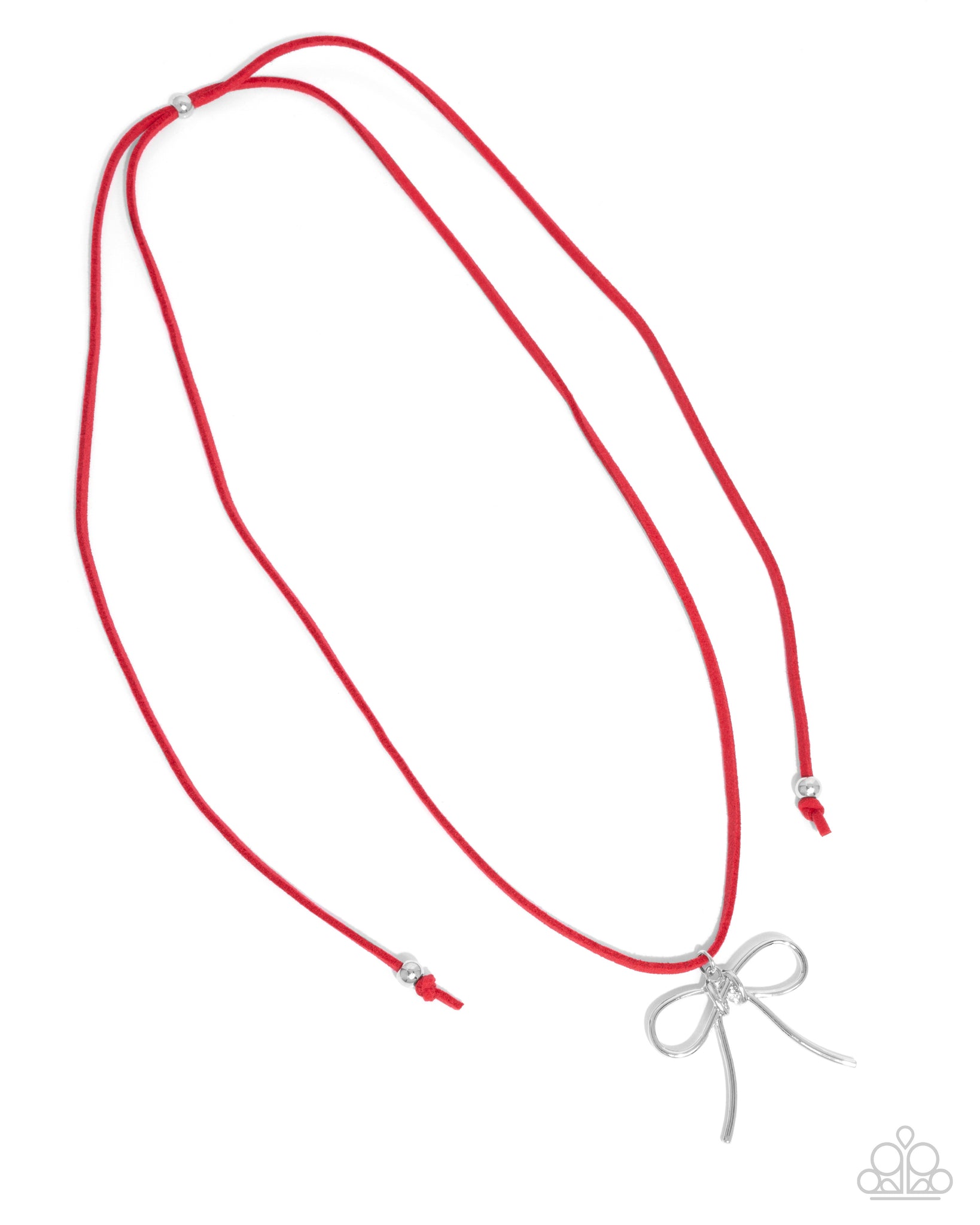 Bolo Bow Red Necklace