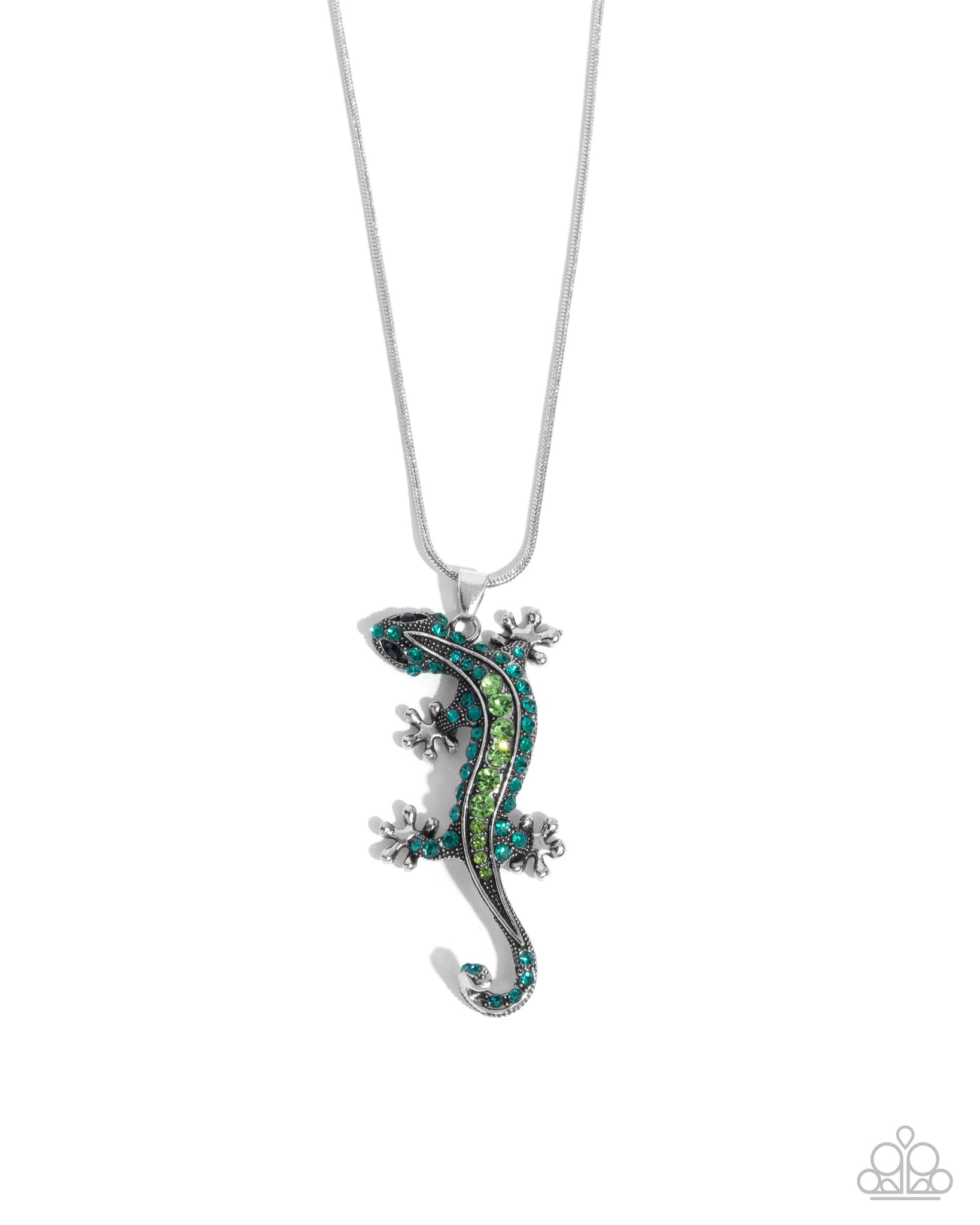 Shimmery Salamander Necklace