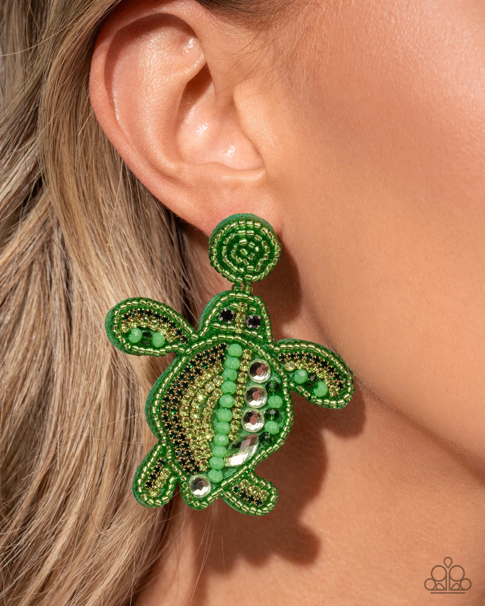 Turtle Tapestry Earring