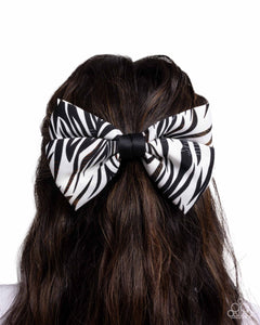 Zealous Zebra Hair Clip