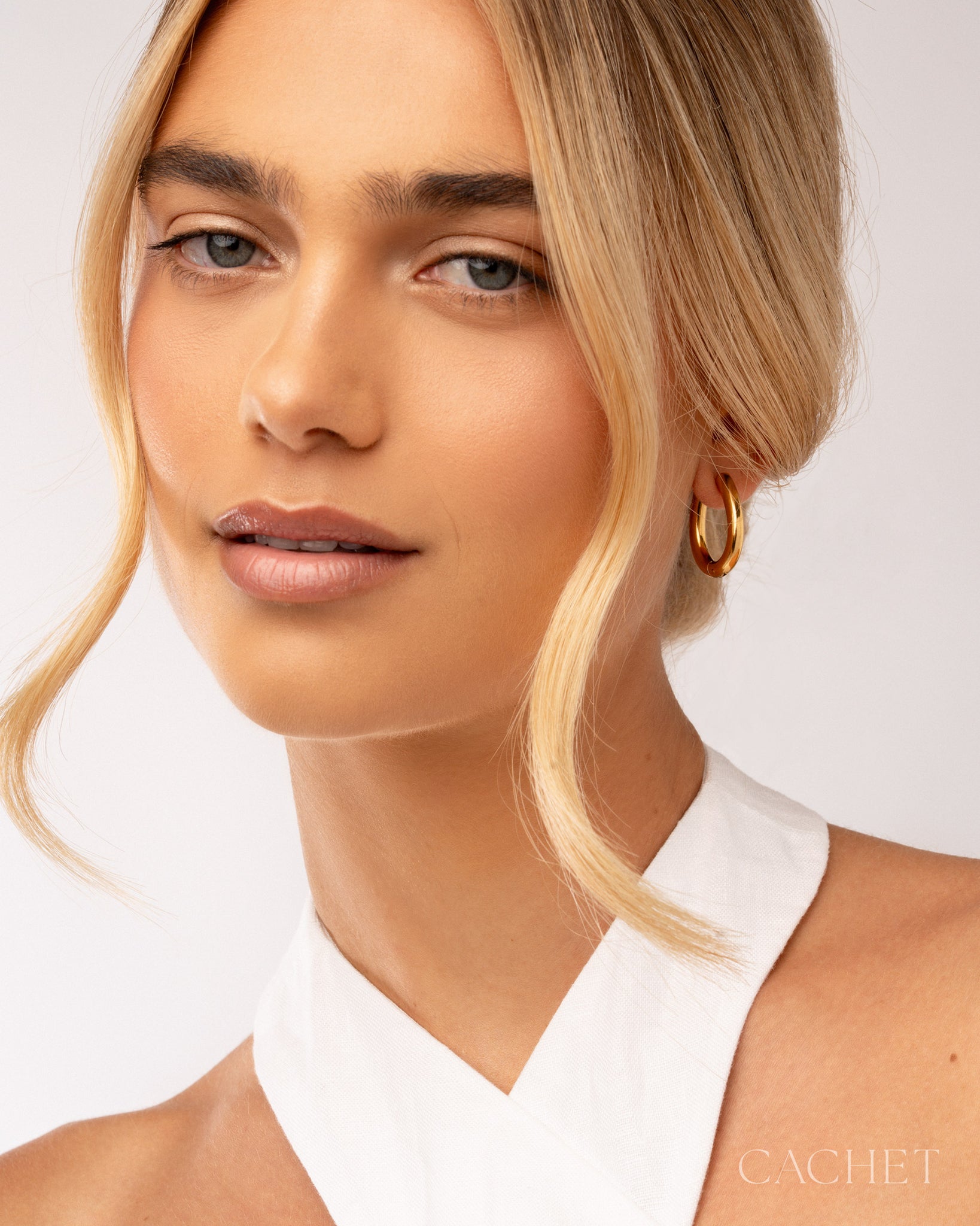 PRE-ORDER: Lisse 18k Gold Earring