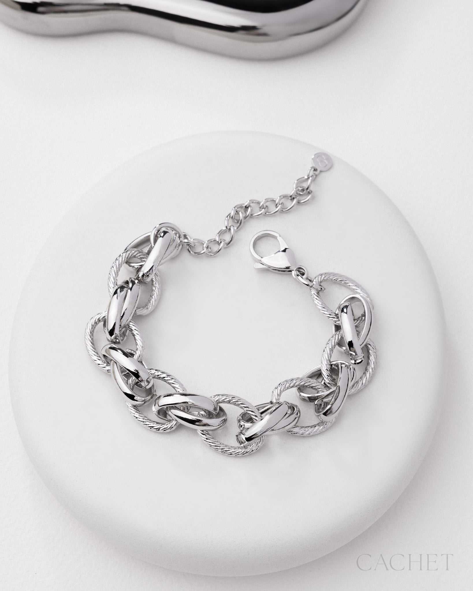 PRE-ORDER: Muse Rhodium Bracelet