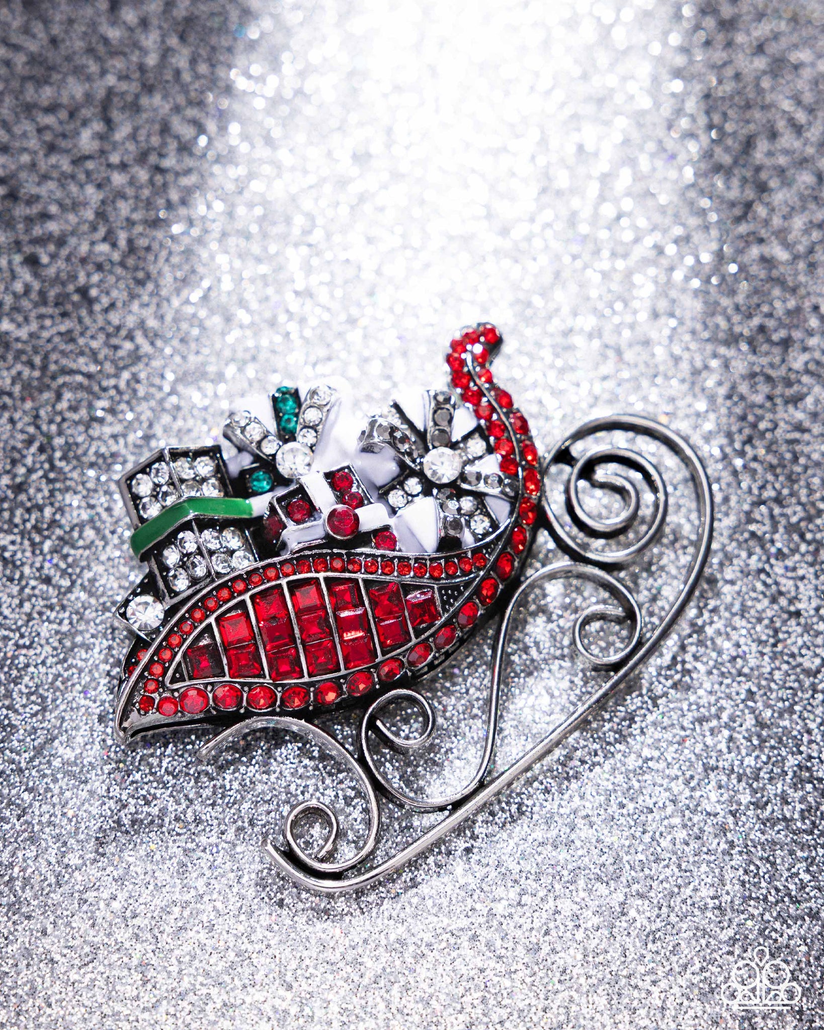 PRE-ORDER: Sledding Shimmer Brooch