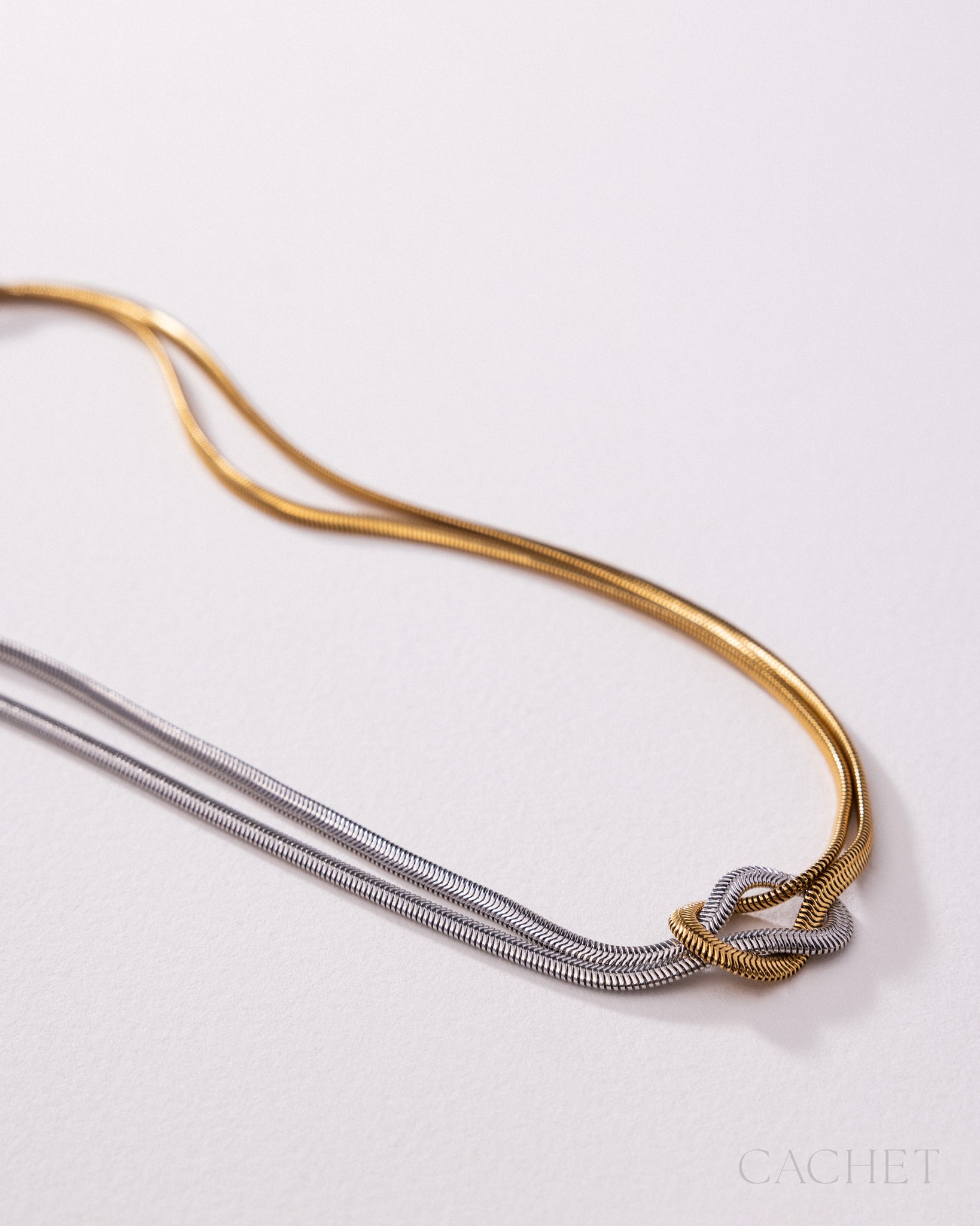 PRE-ORDER: Noctara 18k Gold/Rhodium Necklace