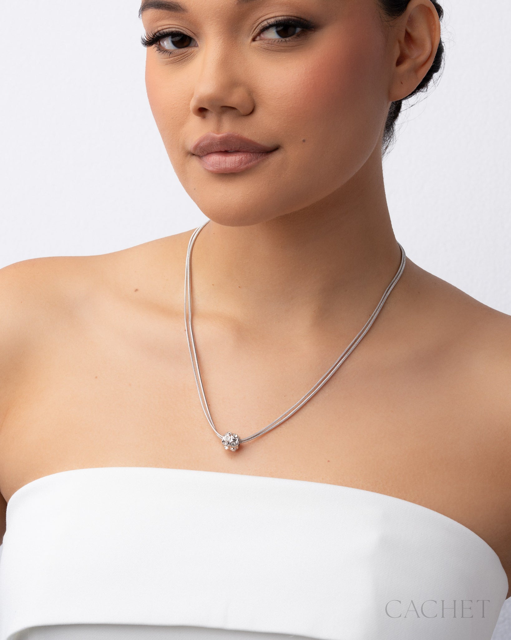 PRE-ORDER: Luma Rhodium Necklace