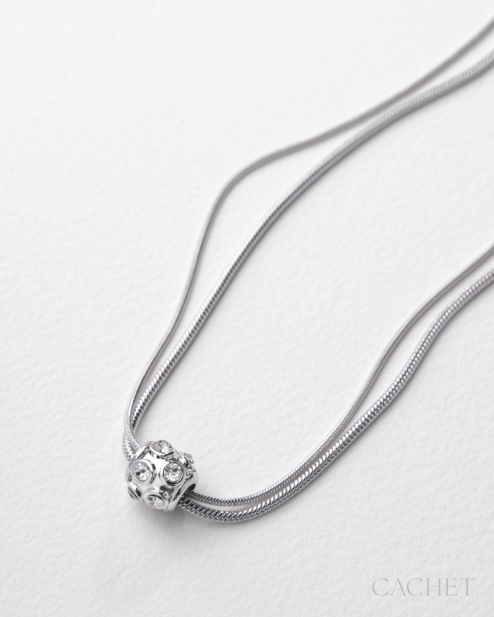 PRE-ORDER: Luma Rhodium Necklace