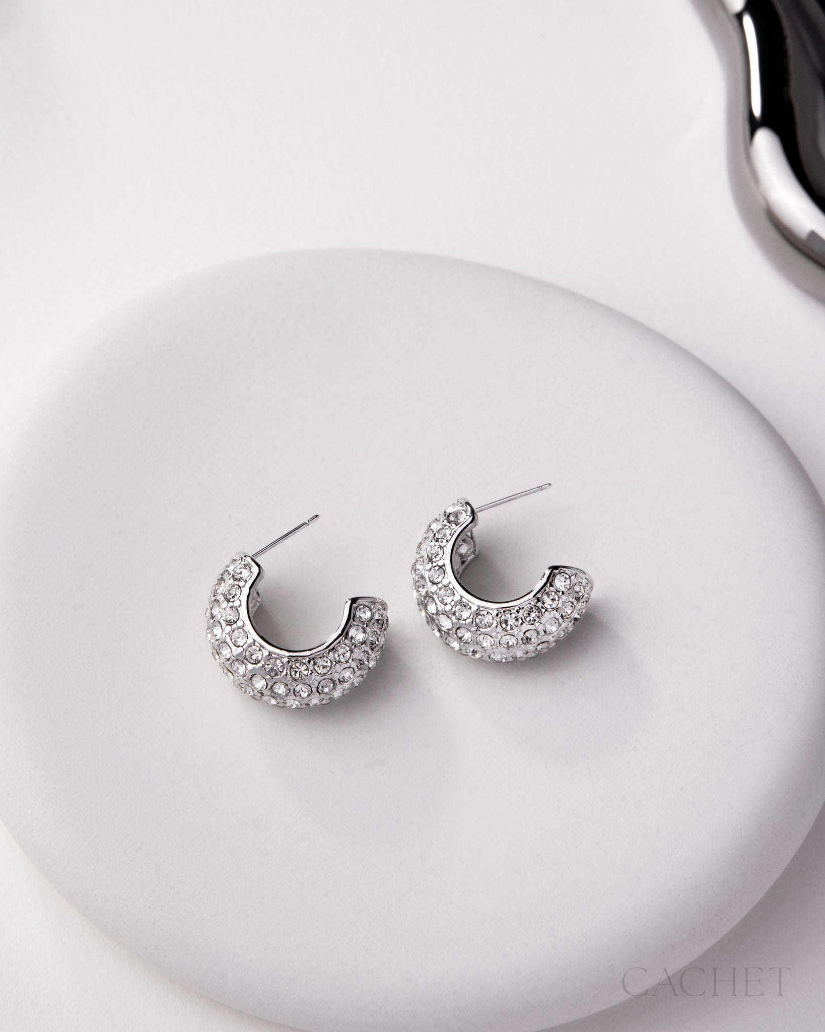 PRE-ORDER: Twinkle Rhodium Earring