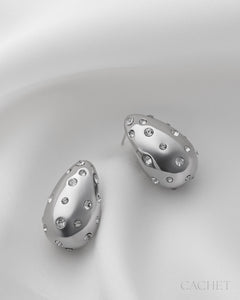 PRE-ORDER: Novae Rhodium Earring