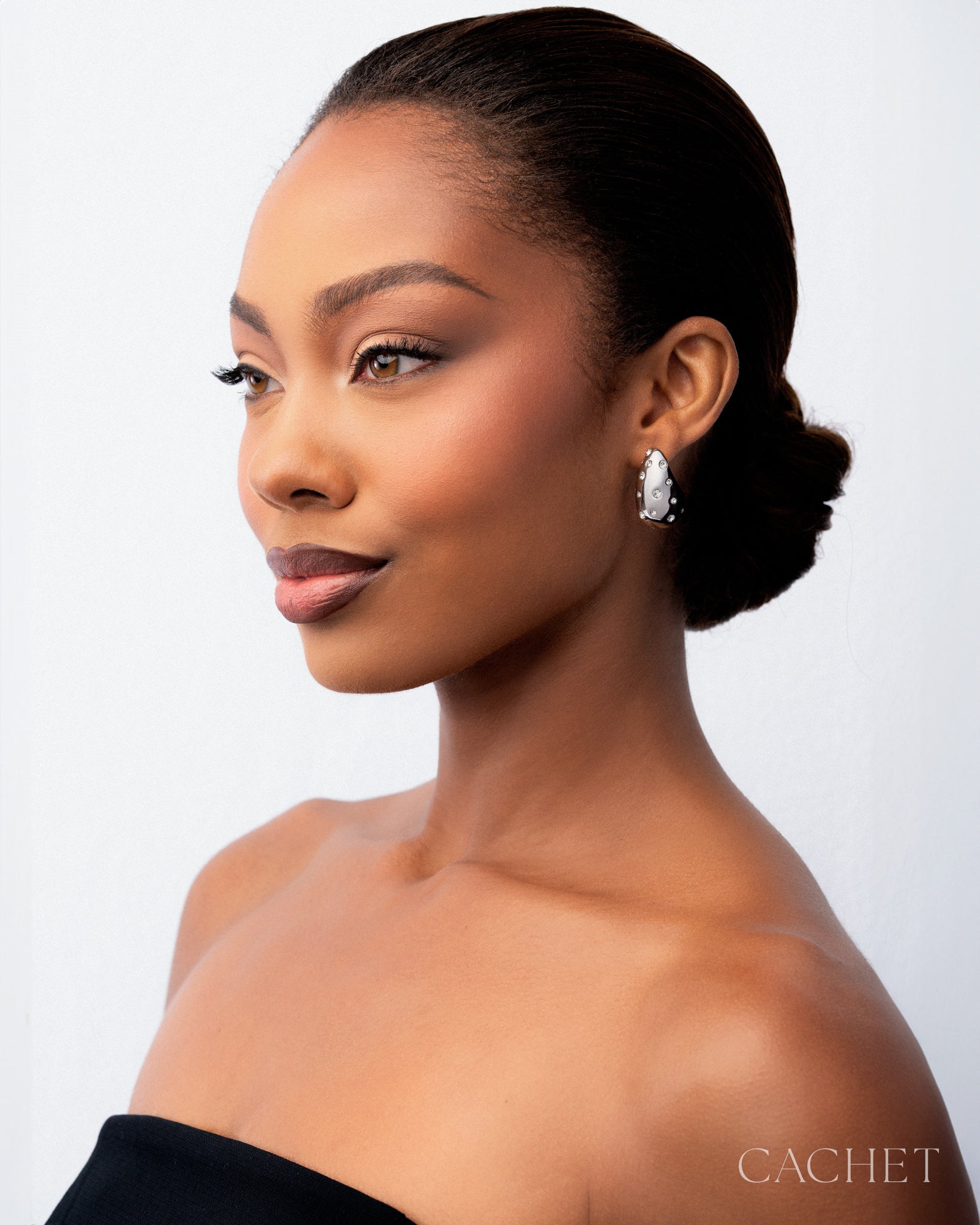 PRE-ORDER: Novae Rhodium Earring