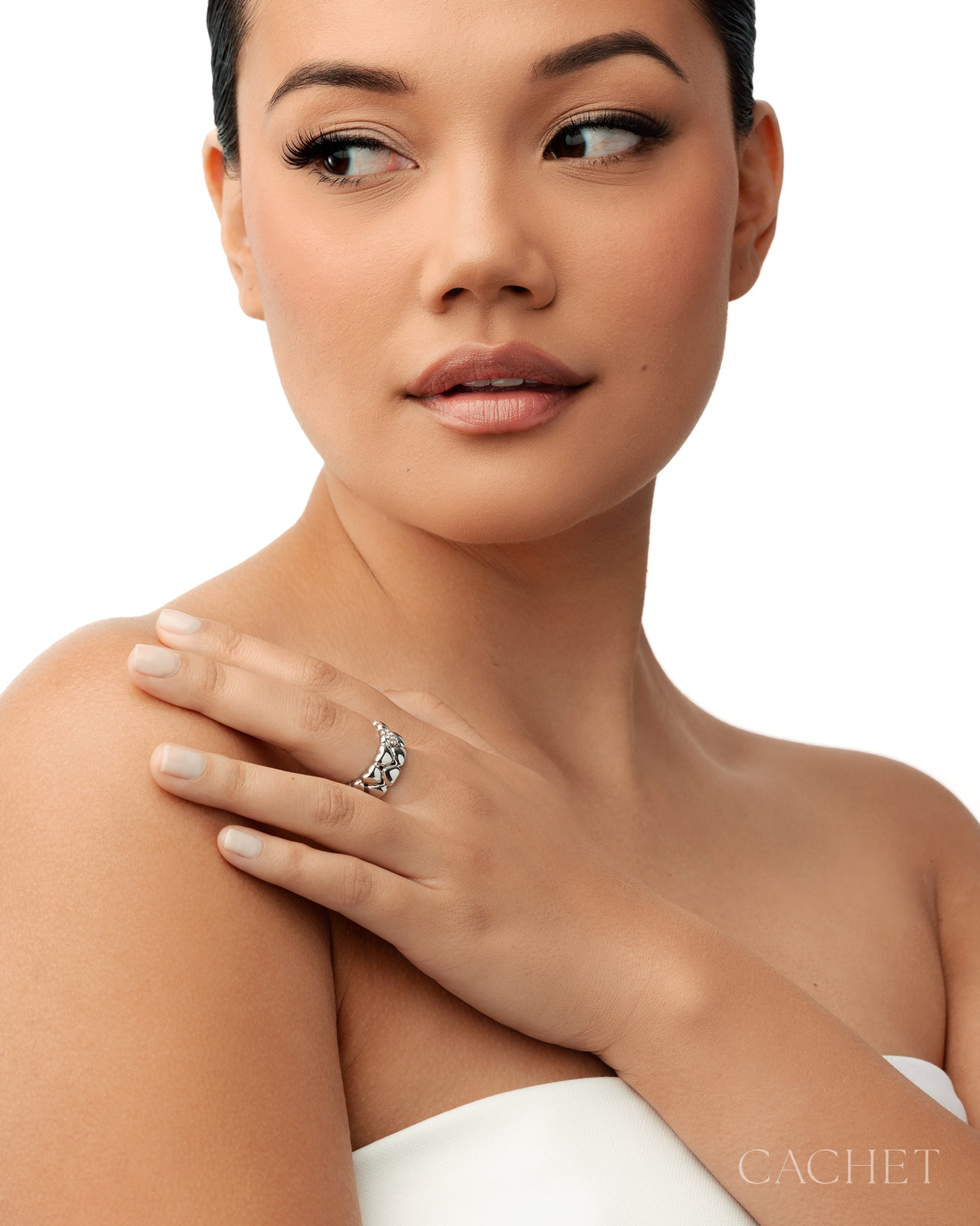 PRE-ORDER: Promising Rhodium Ring