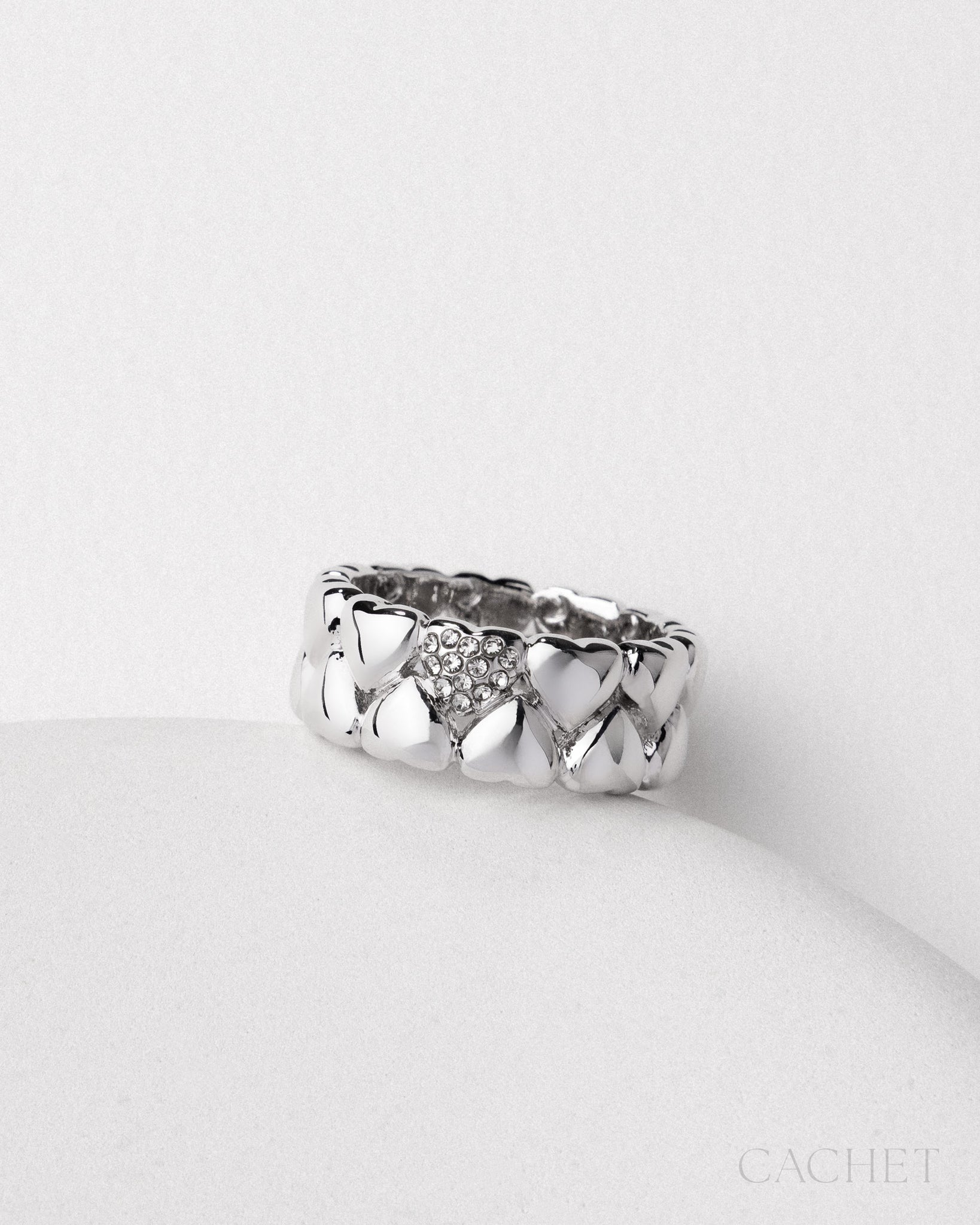 PRE-ORDER: Promising Rhodium Ring
