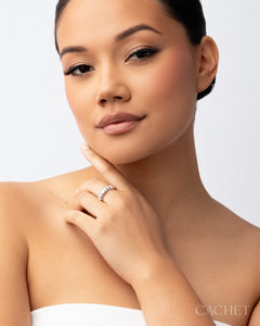 PRE-ORDER: Cadence Rhodium Ring