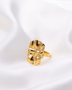PRE-ORDER: Molten 18K Gold Ring