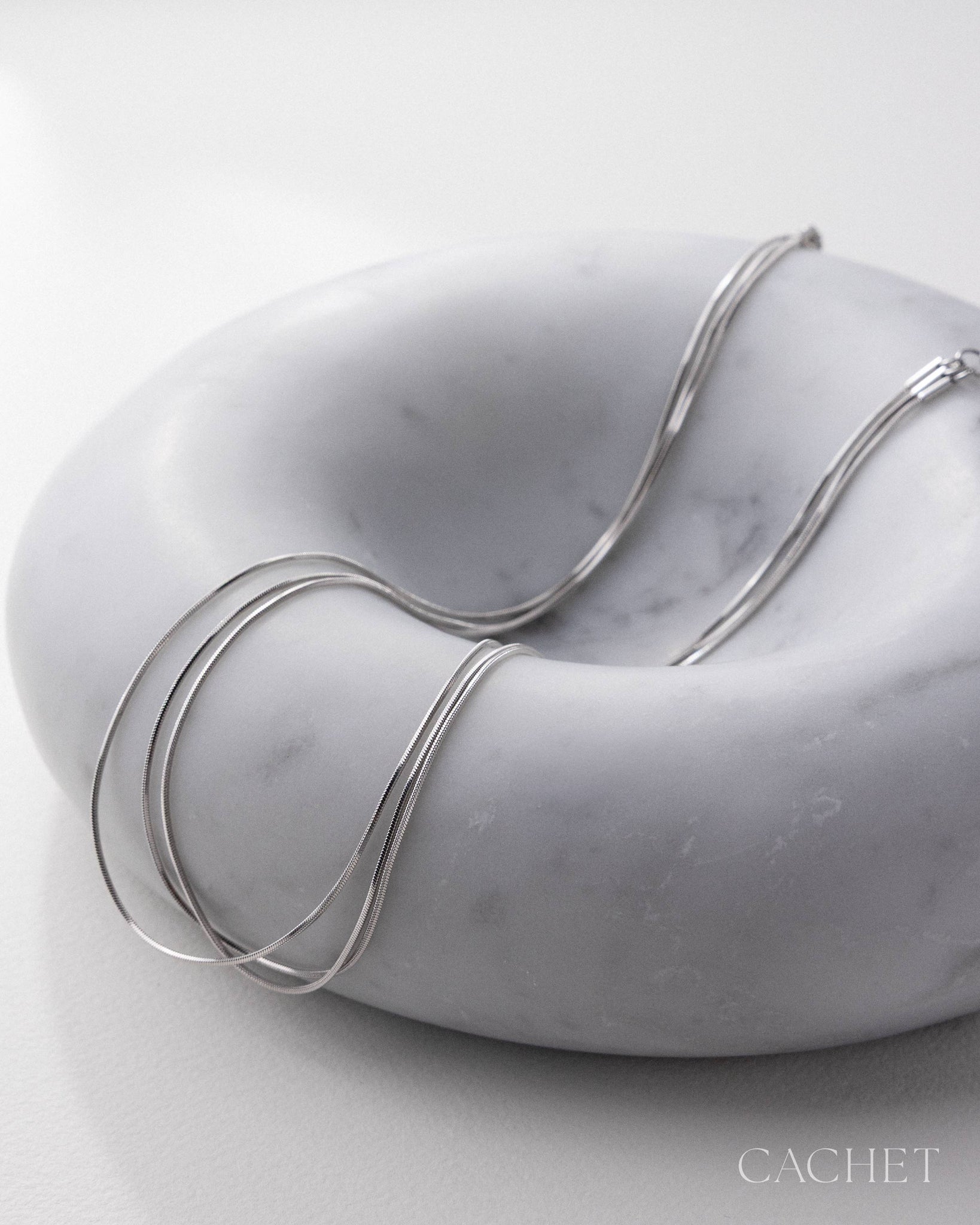 PRE-ORDER: Niveau Rhodium Necklace