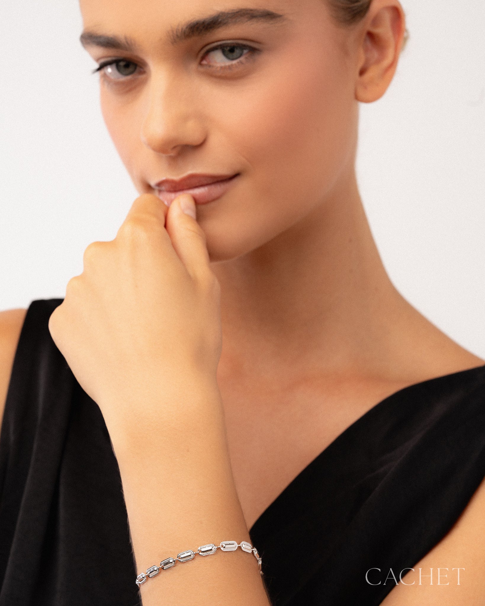 PRE-ORDER: Sora Rhodium Bracelet