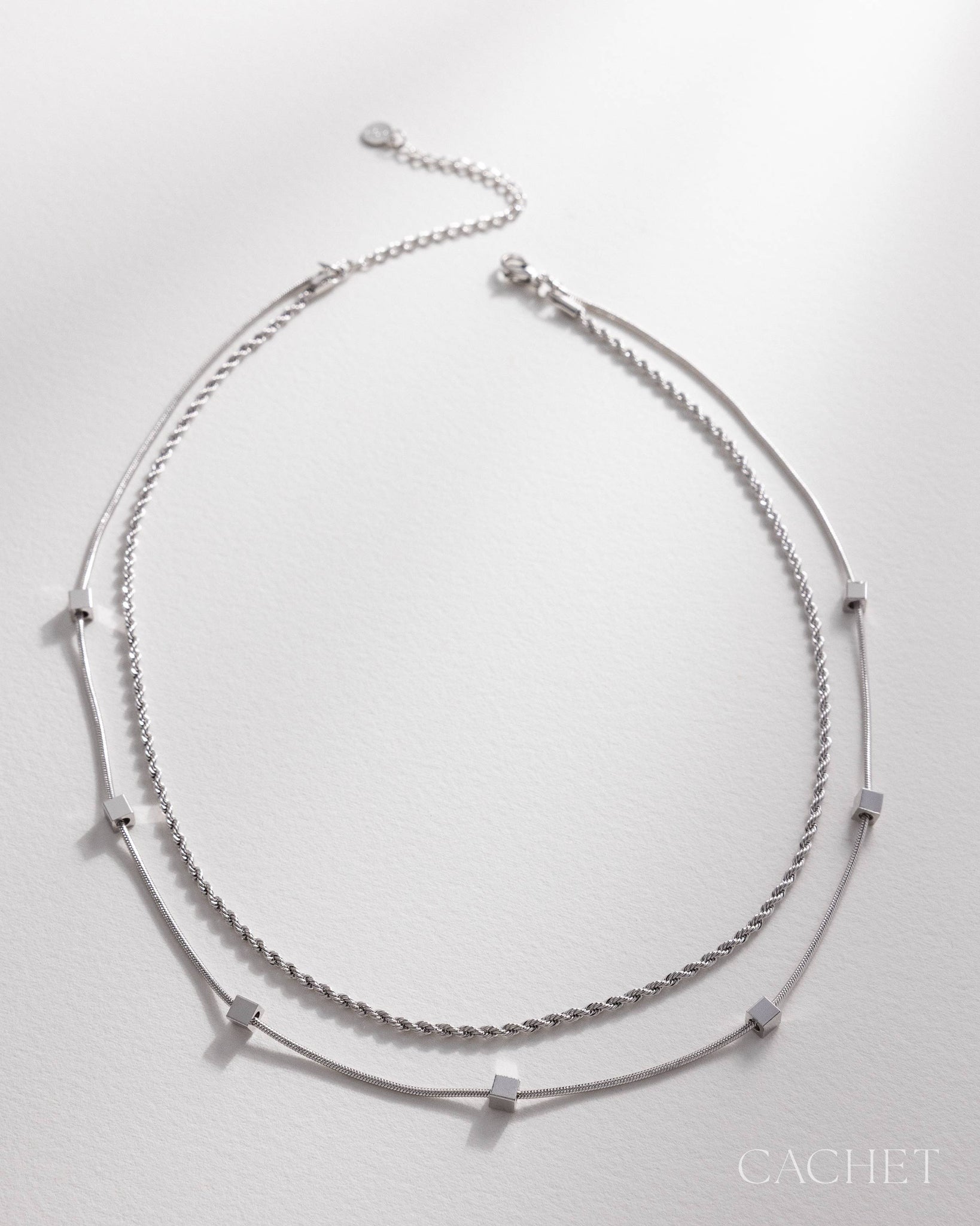 PRE-ORDER: Eloquence Rhodium Necklace