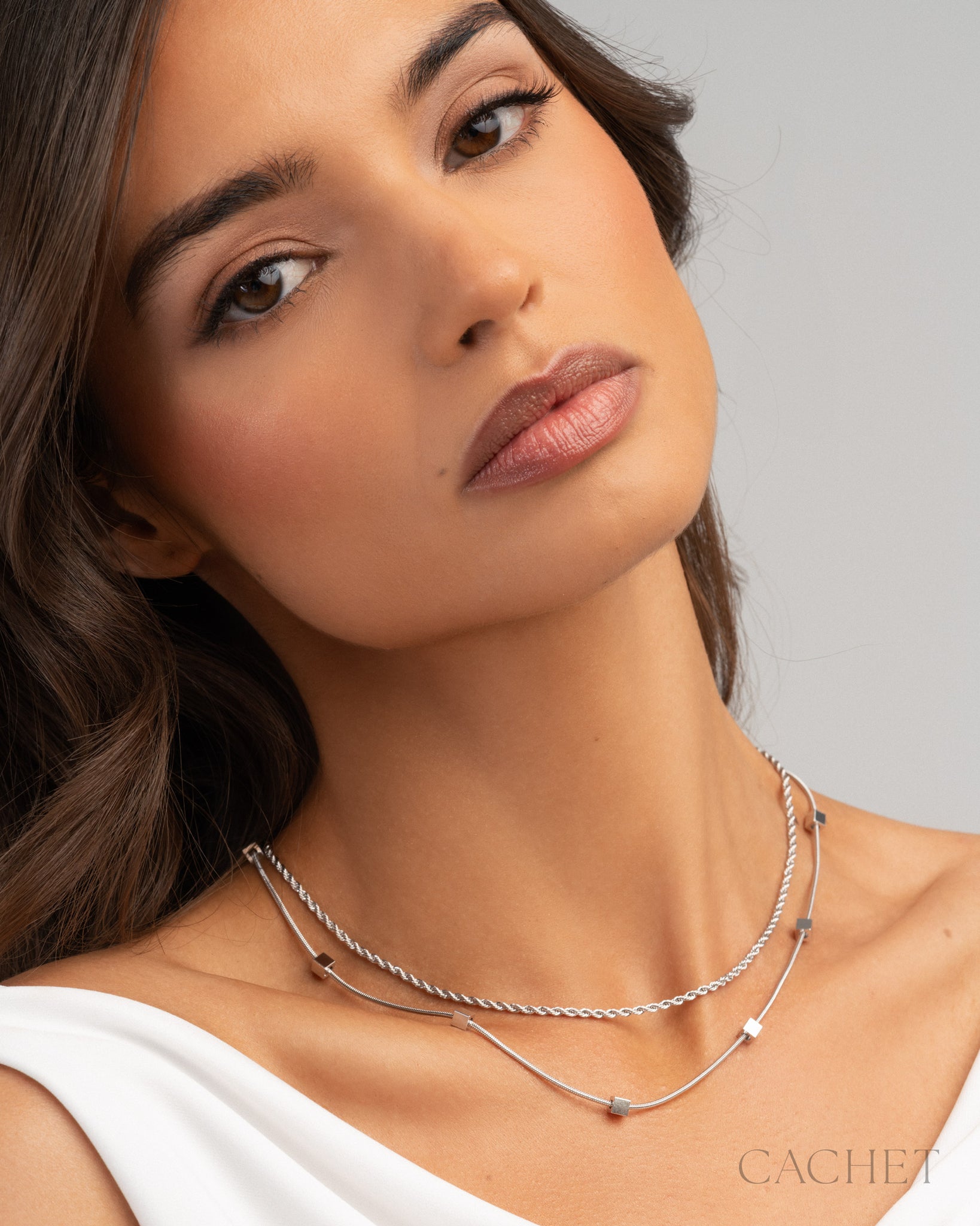 PRE-ORDER: Eloquence Rhodium Necklace