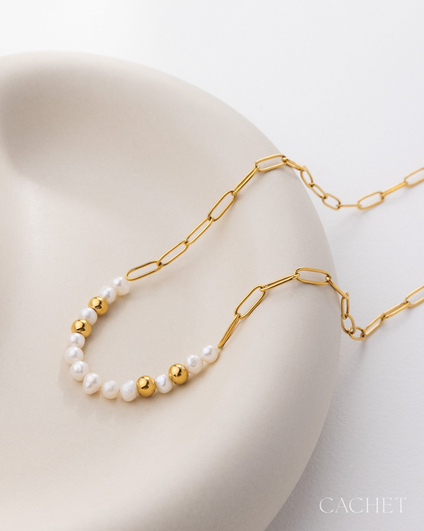 PRE-ORDER: Baroque 18K Gold Necklace