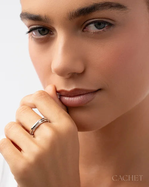 PRE-ORDER: Reve Rhodium Ring
