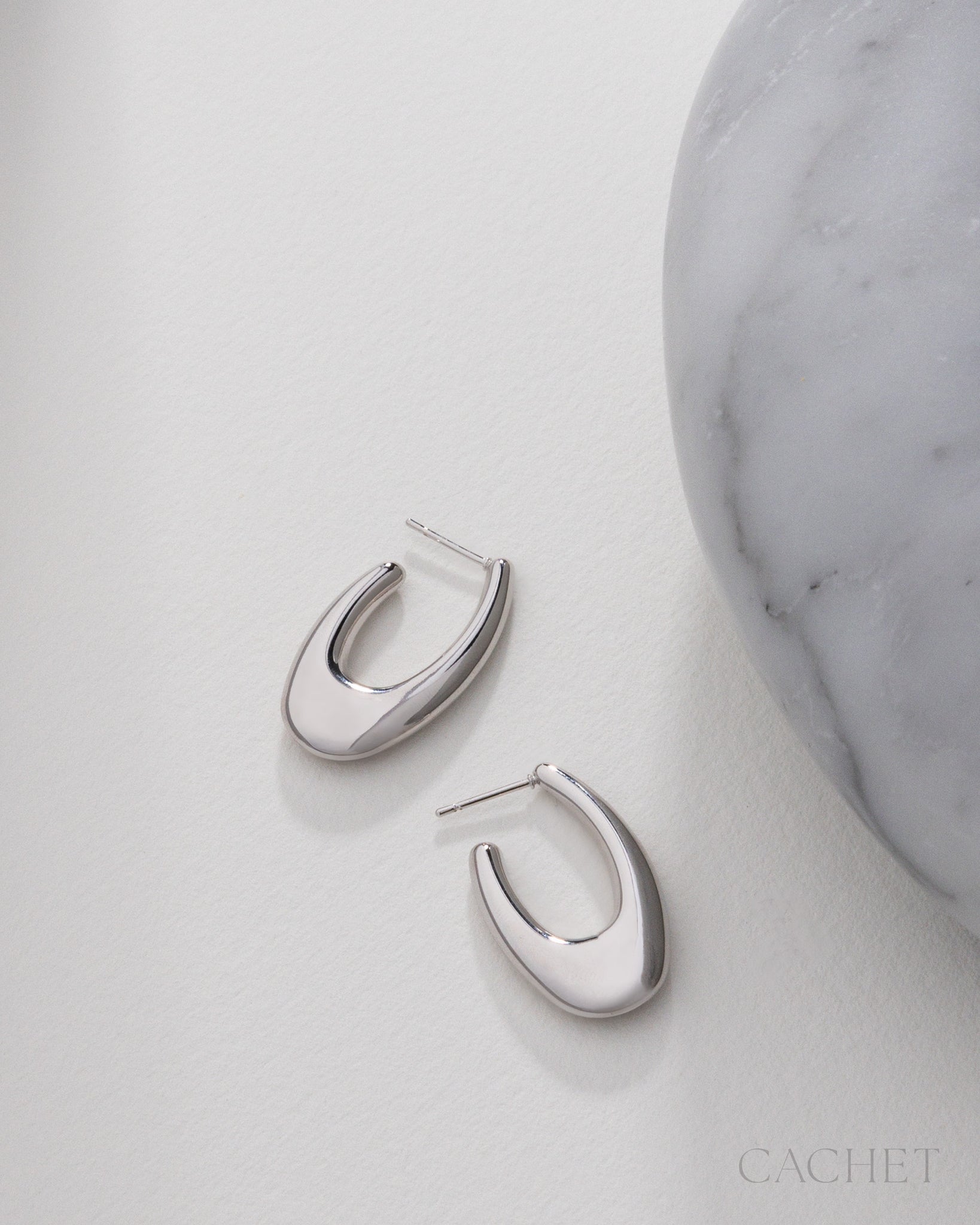 PRE-ORDER: Insouciante Rhodium Earring