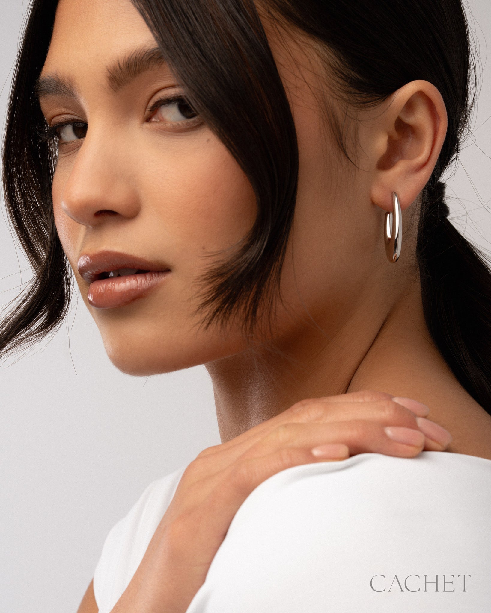 PRE-ORDER: Insouciante Rhodium Earring