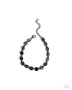 Abstract Adventure Bracelet (Silver, Black)