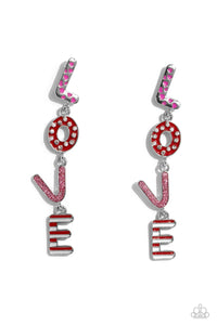 Admirable Assortment Earring (Pink, Red)