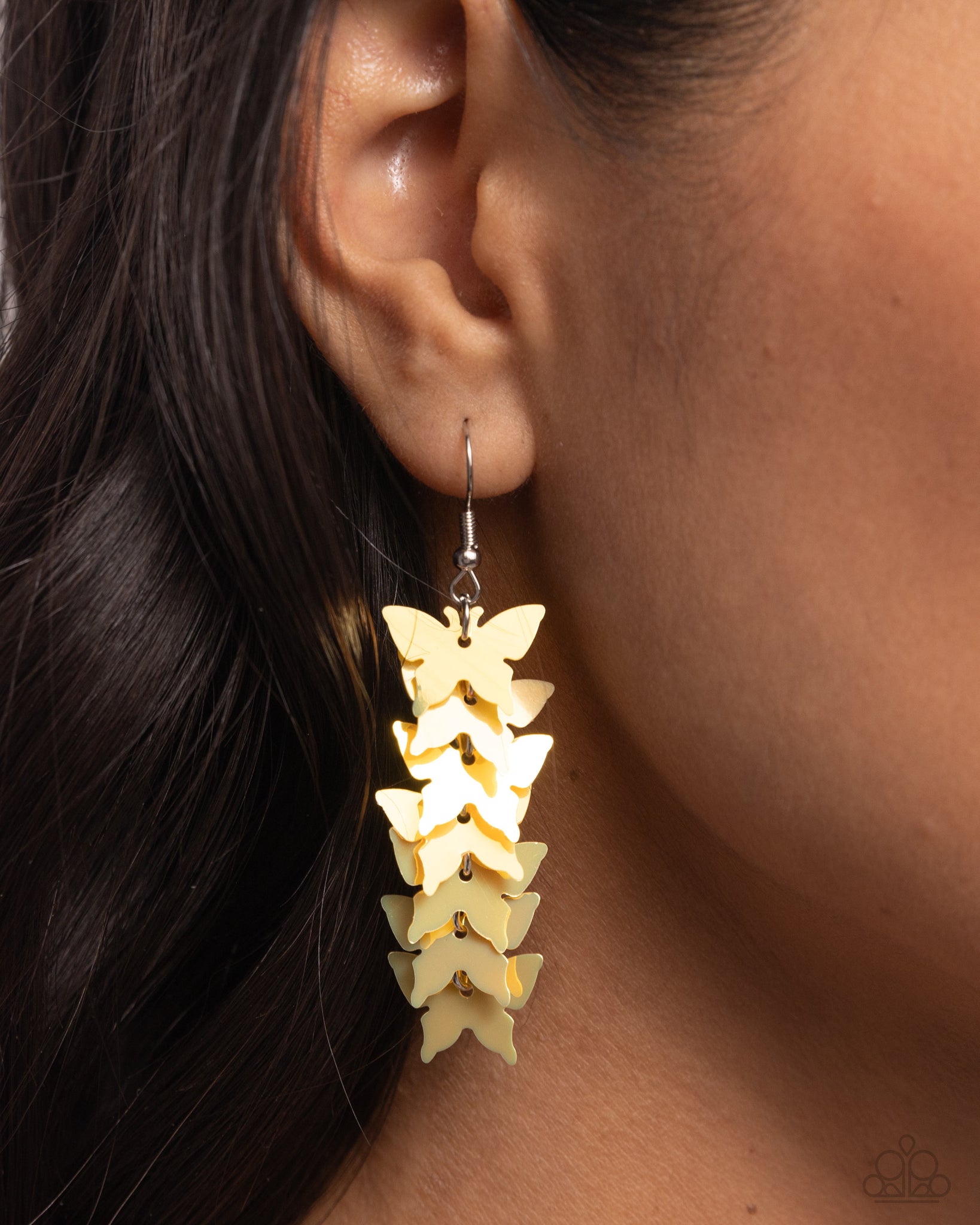 Aerial Ambiance Earring (Yellow, Multi)