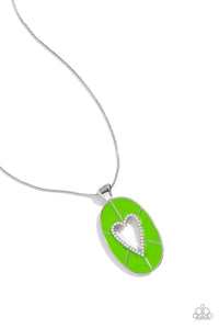 Airy Affection Necklace (Green, Multi)