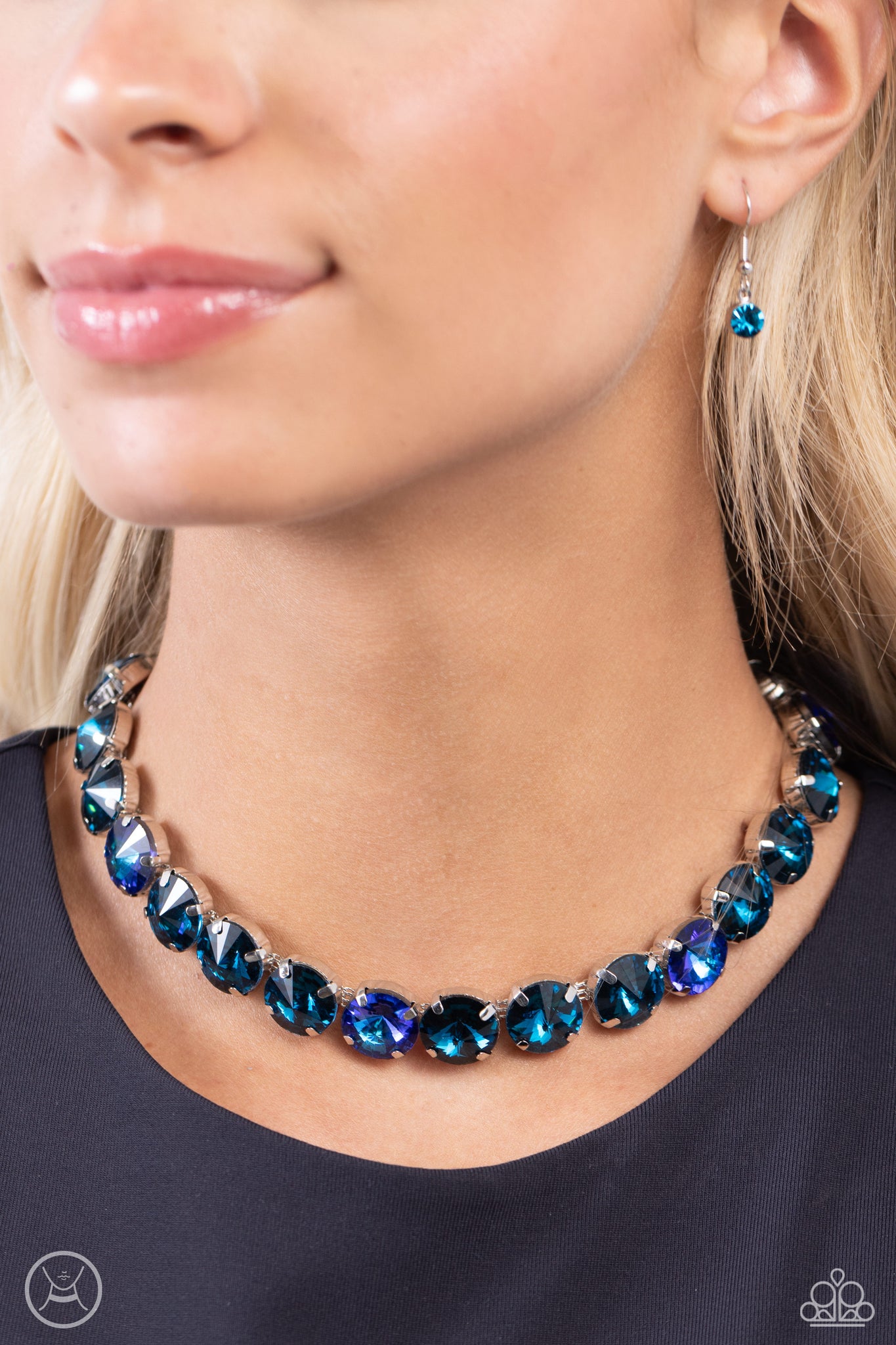 Alluring A-Lister Necklace (Green, Blue)