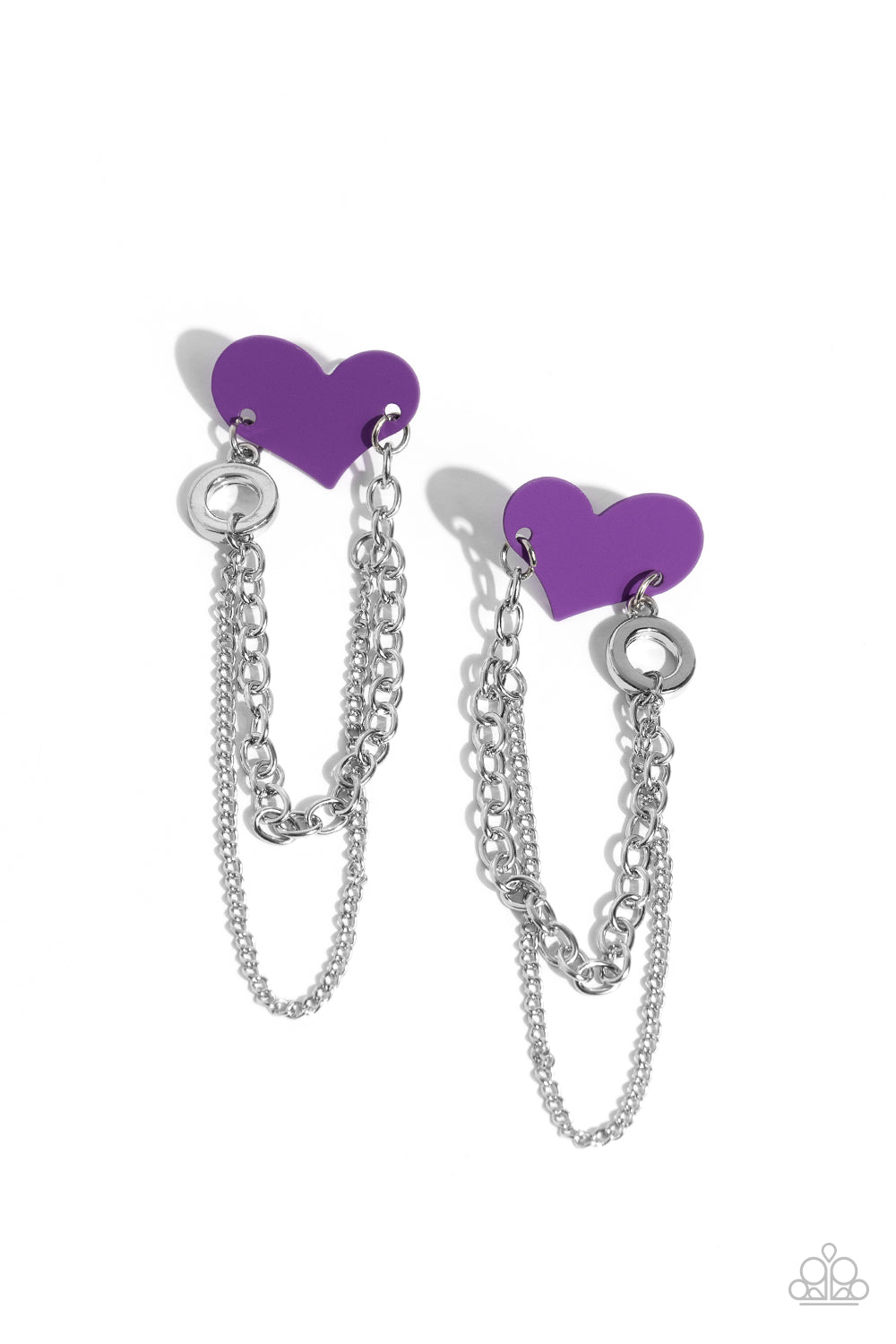 Altered Affection Earring (Purple, Pink)