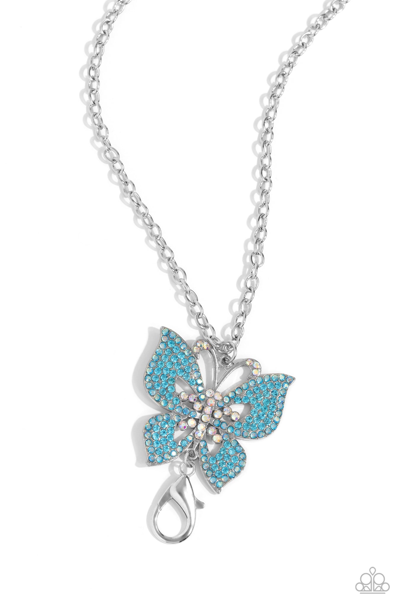 Blinged-Out Breeze Blue Necklace