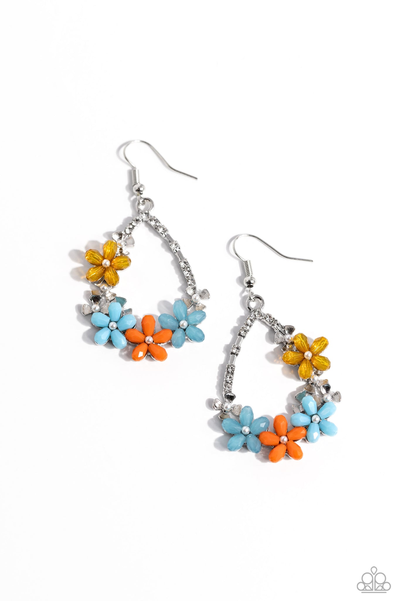 Boisterous Blooms Earring (Multi, Yellow)