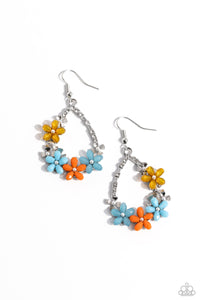 Boisterous Blooms Earring (Multi, Yellow)