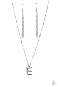 Leave Your Initials Silver Necklace