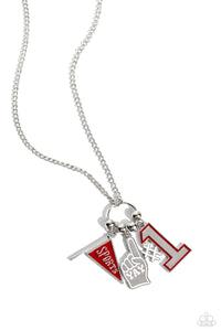 Cheering Section Necklace (Blue, Red)