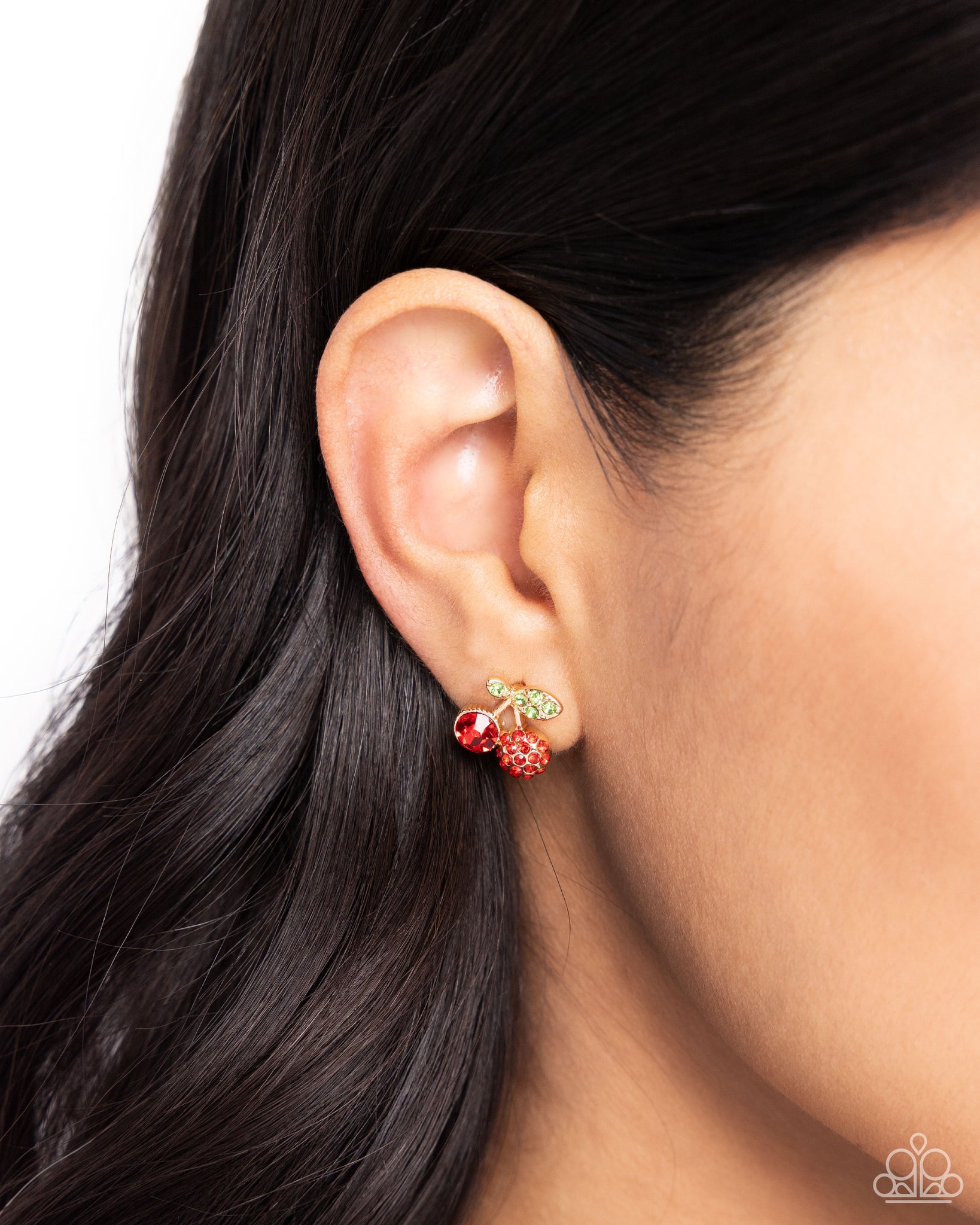 Cherry Candidate Gold Earring