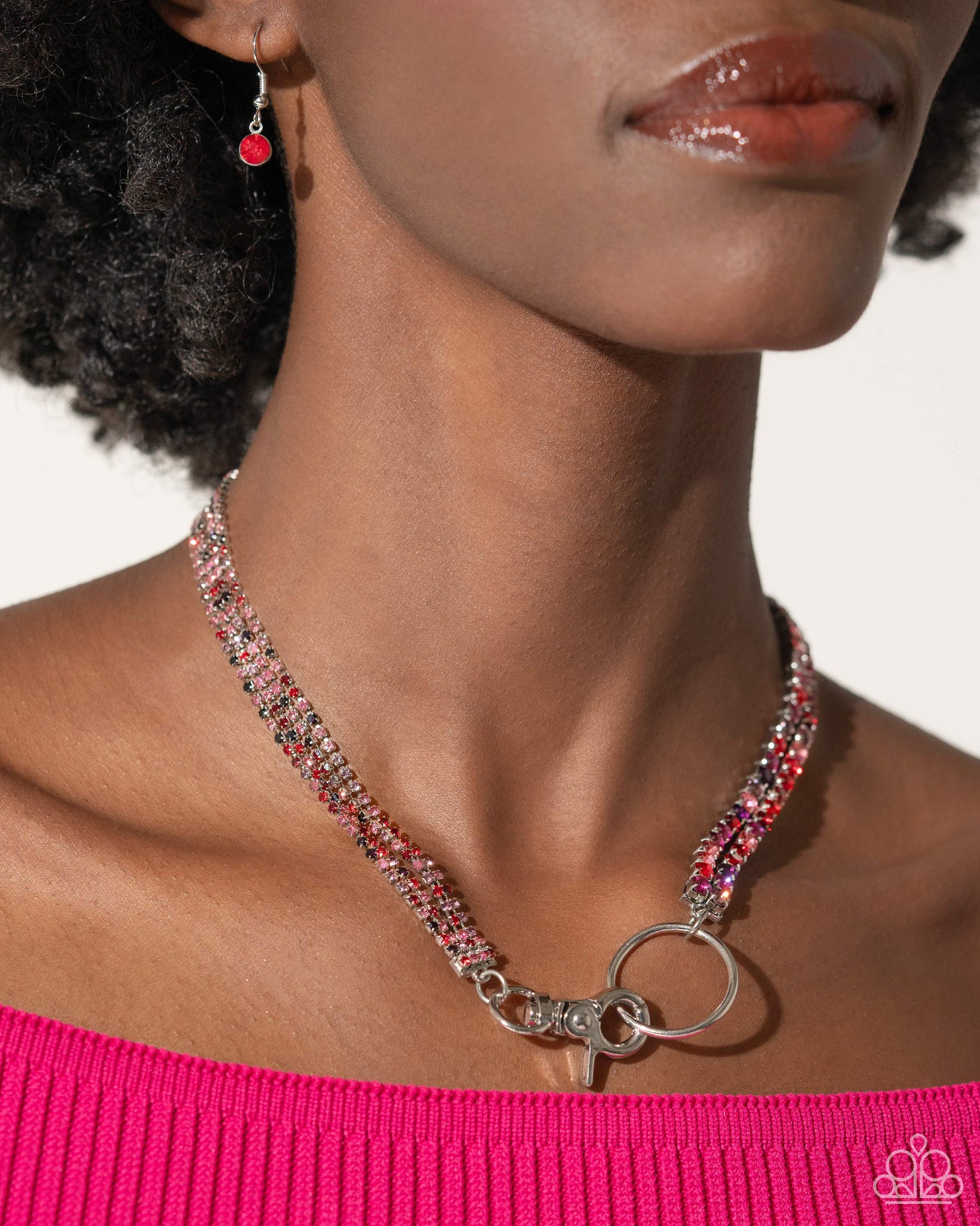 Chic Connection Red Necklace