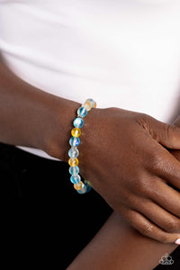 Clear Craze Bracelet (Blue, Silver)