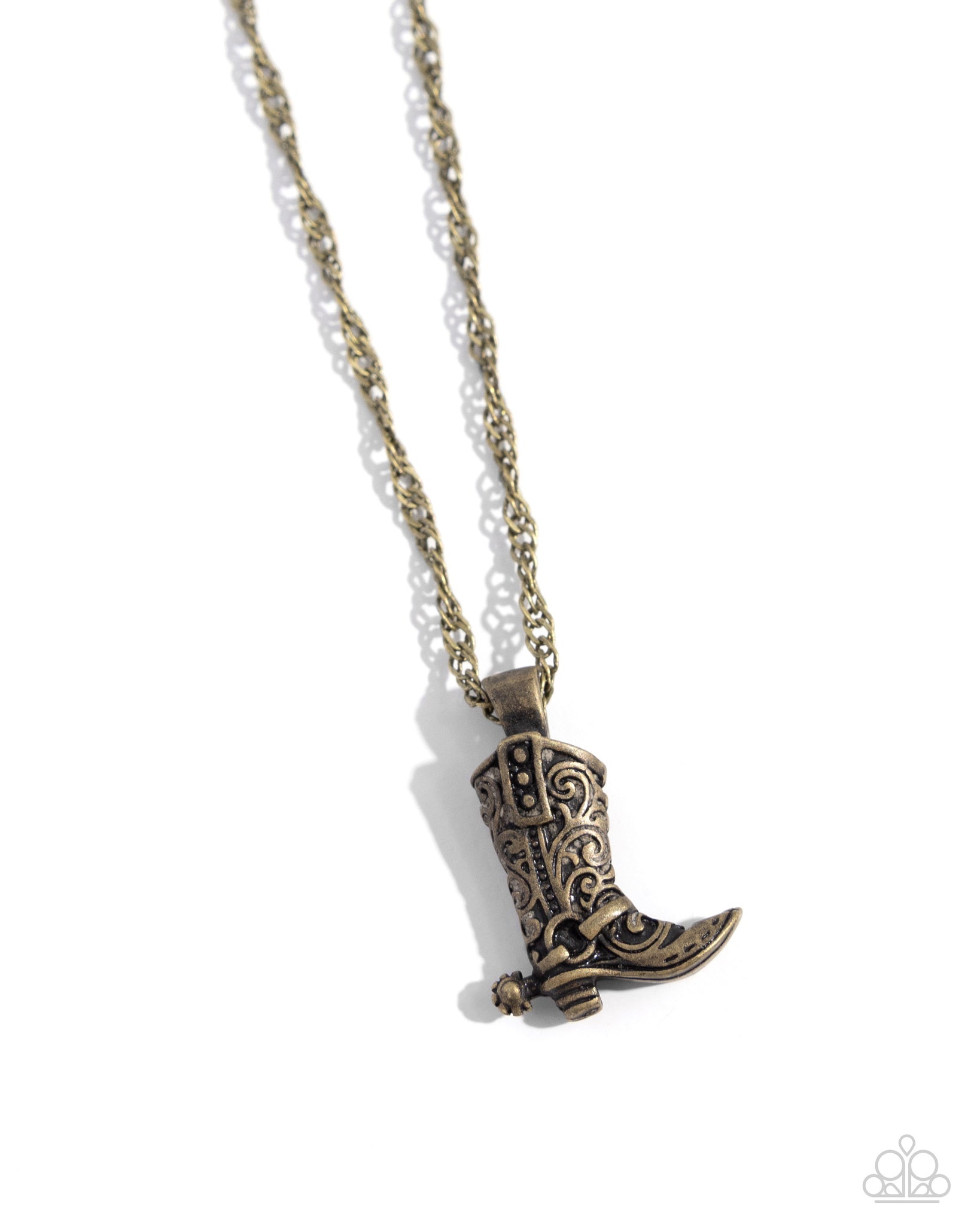 Collectable Cowboy Brass Necklace