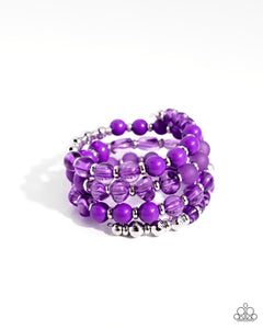 Colorful Charade Purple Bracelet