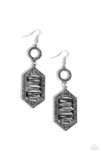 Combustible Craving Earring (Multi, Silver, White)