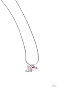 Courting Cupid Necklace (Red, Pink)